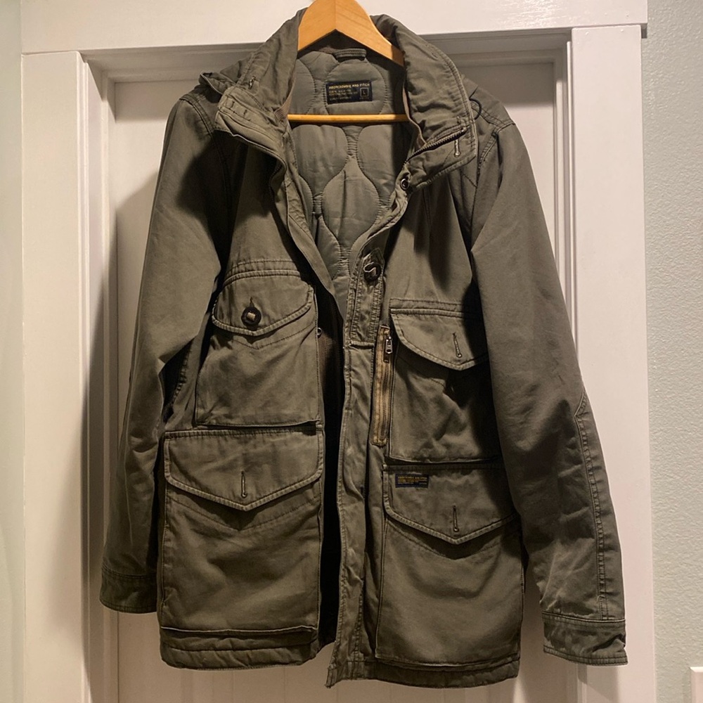 Abercrombie & Fitch Mens Military Jacket